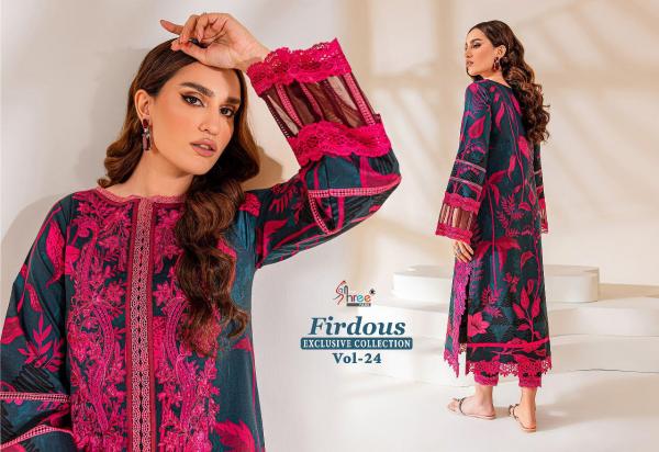 Shree Firdous Exclusive Collection Vol 24  Cotton Pakistani Suits Collection